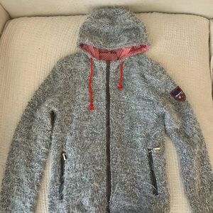 New Almgwnd Moselkopf Boucle Wool Ski Jacket Winter Coat Vintage European Winter